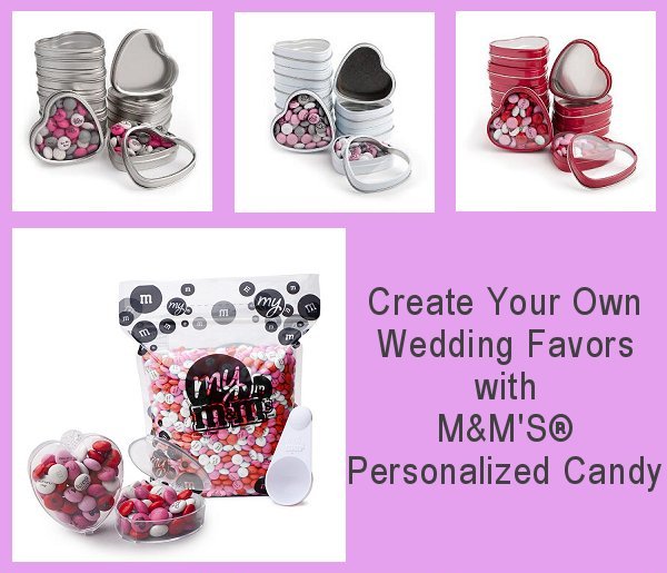 Create your own wedding favors with M&M'S personalized candy