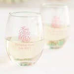 Bachelorette Party - Personalized Stemless Wine Glass