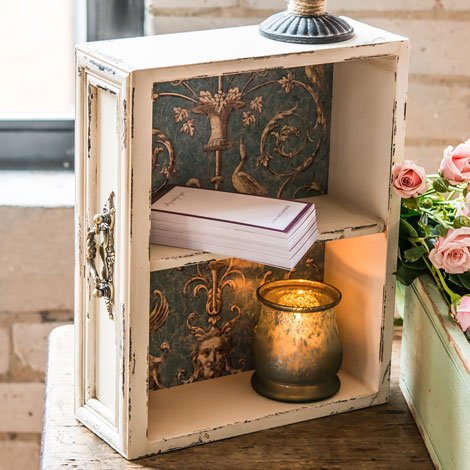 Wedding Candy Buffet Vintage Inspired Display Drawer With Shelf