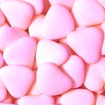 Wedding Candy Buffet Pink Confetti Hearts