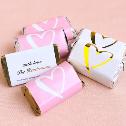 Personalized Hershey's Miniature Wedding Favours