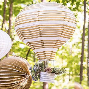 Wedding Reception Hot Air Balloon Paper Lanterns