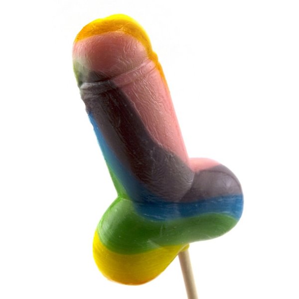 Bachelorette Party - Rainbow Penis Lollipop