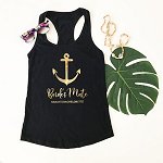 Bachelorette Party - Bridesmaids Personalized Tropical Tank