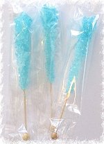 Wedding Candy Buffet Blue Cotton Candy Rock Sugar Sticks