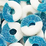 Wedding Candy Buffet Blue Raspberry Gummy Rings