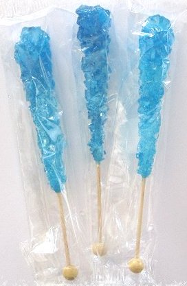 Wedding Candy Buffet Blue Raspberry Rock Sugar Sticks