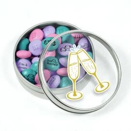 Personalized M&M Wedding Favors