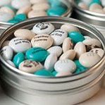 M&M's Personalized Favour Tins