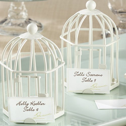 Wedding Reception Rustic Birdcage Place Card Tea Light Holder