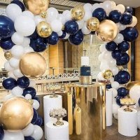 Elegant Navy Blue & Gold Wedding Theme