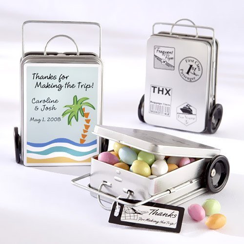 Mini Suitcase Favour Tins