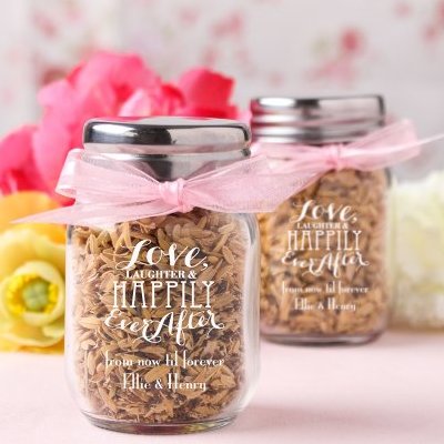 Printed Mini Mason Jar Favours