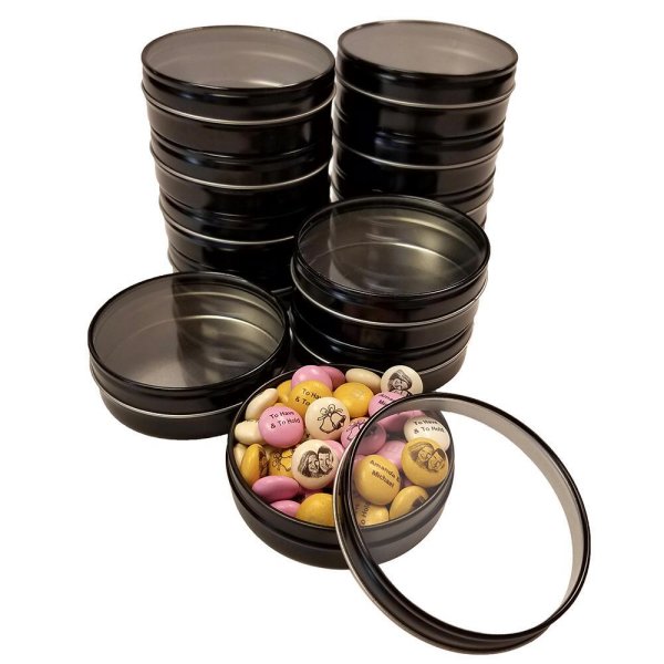 M&M's DIY Black Candy Tin Kit