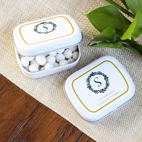 Personalized Mint Tin Wedding Favours