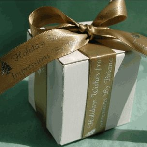 Wedding Favour Personalized Double Faced Satin Ribbon