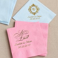 Wedding Reception Personalized Exclusive Wedding Napkins