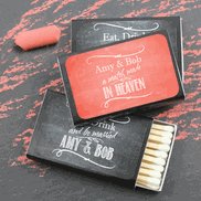 Wedding Reception Personalized Matchbooks