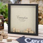 Wedding Reception Personalized Wedding Signing Corks Frame