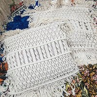 Boho Wedding Macrame Pillow Covers