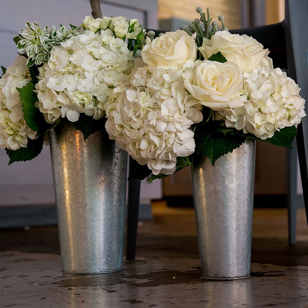 Galvanized Rustic Bucket With Handle