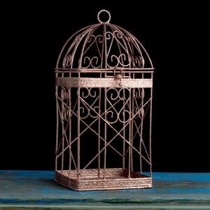 Wedding Reception Rose Gold Decorative Birdcage