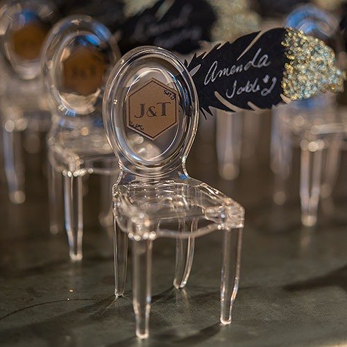 wedding Reception Mini Chair Place Card Holders