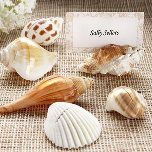 wedding Reception Natural Seashell Place Card Holders