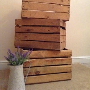 Rustic Wooden Crates Wedding Decor