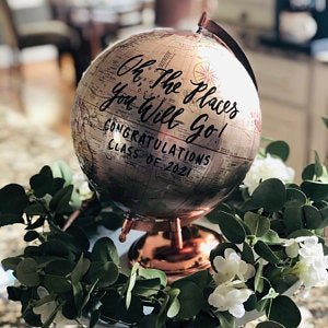 Signing Globe Wedding Guest Book Alternative