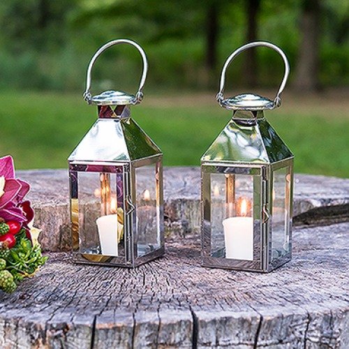 Wedding Reception Silver Stainless Lantern