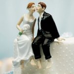 Wedding Reception Dancing Couple Cake Topper