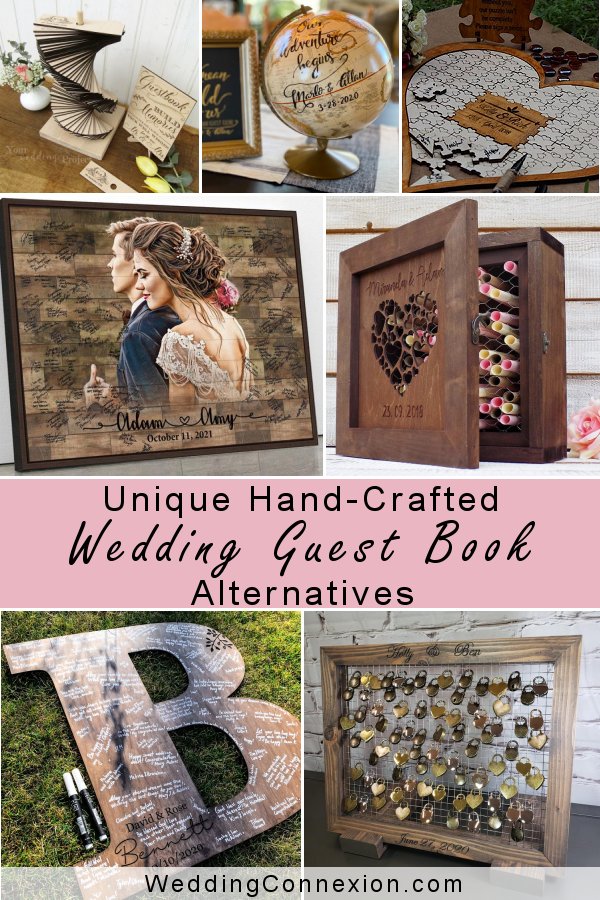 Handcrafted Wedding Guest Book Alternatives