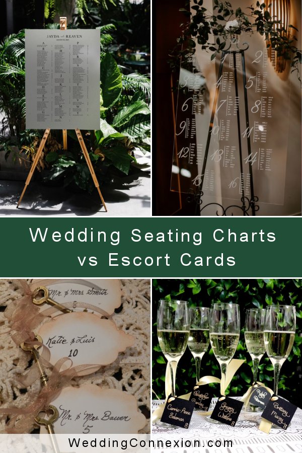 Wedding Seating Chart vs Escort Cards