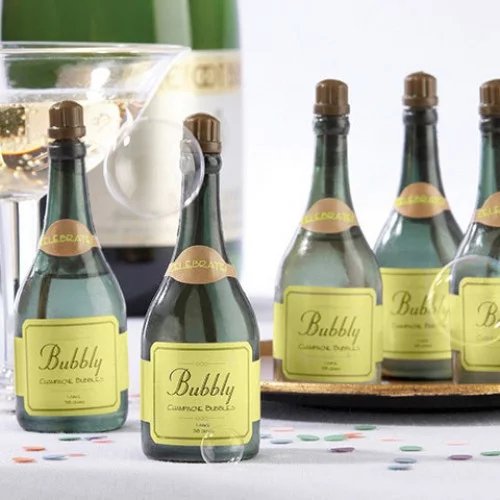 Wedding Reception Champagne Bubbles