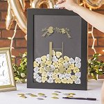 Personalized Heart Drop Guest Book