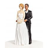 Wedding Reception Dancing Couple Cake Topper